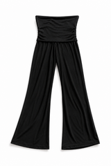 Ultra Soft Fold-Over HW Pant Black