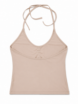 Perfect Halter Neck Top Beige