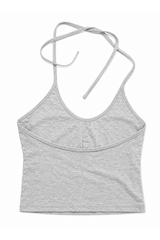Perfect Halter Neck Top Grey