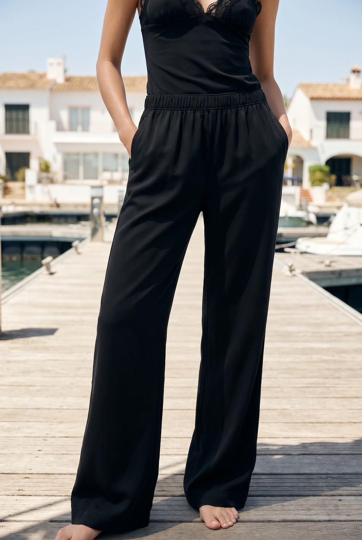 Relaxed Fit Pant Black
