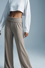 Fave LS Cropped Blouse White