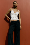 Elley Lace Top White