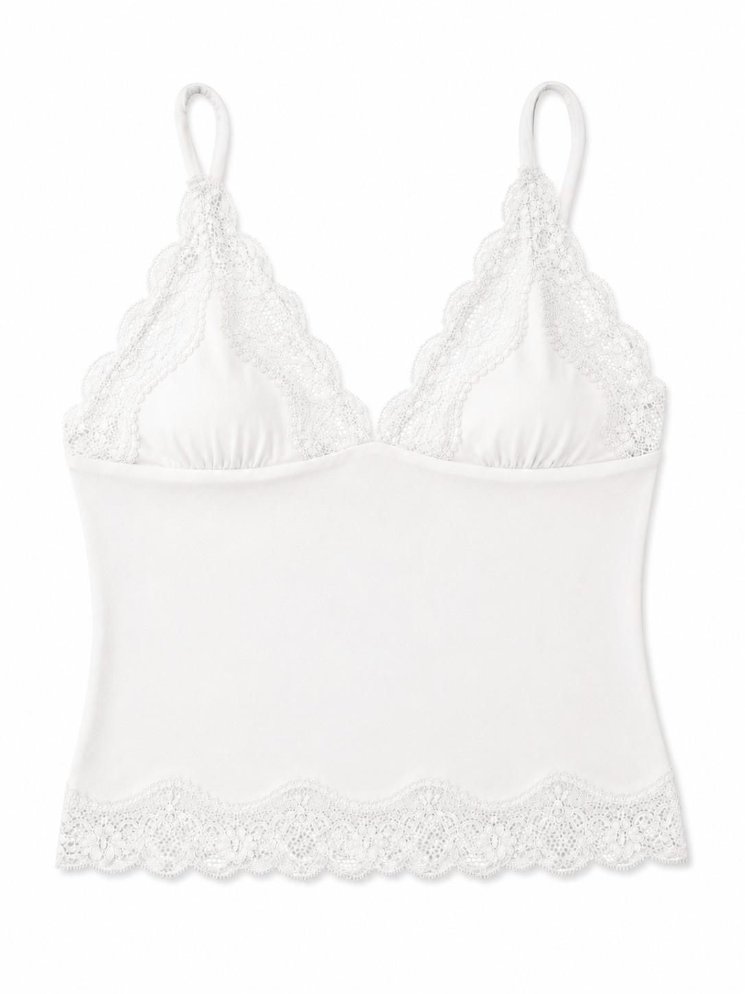 Elley Lace Top White