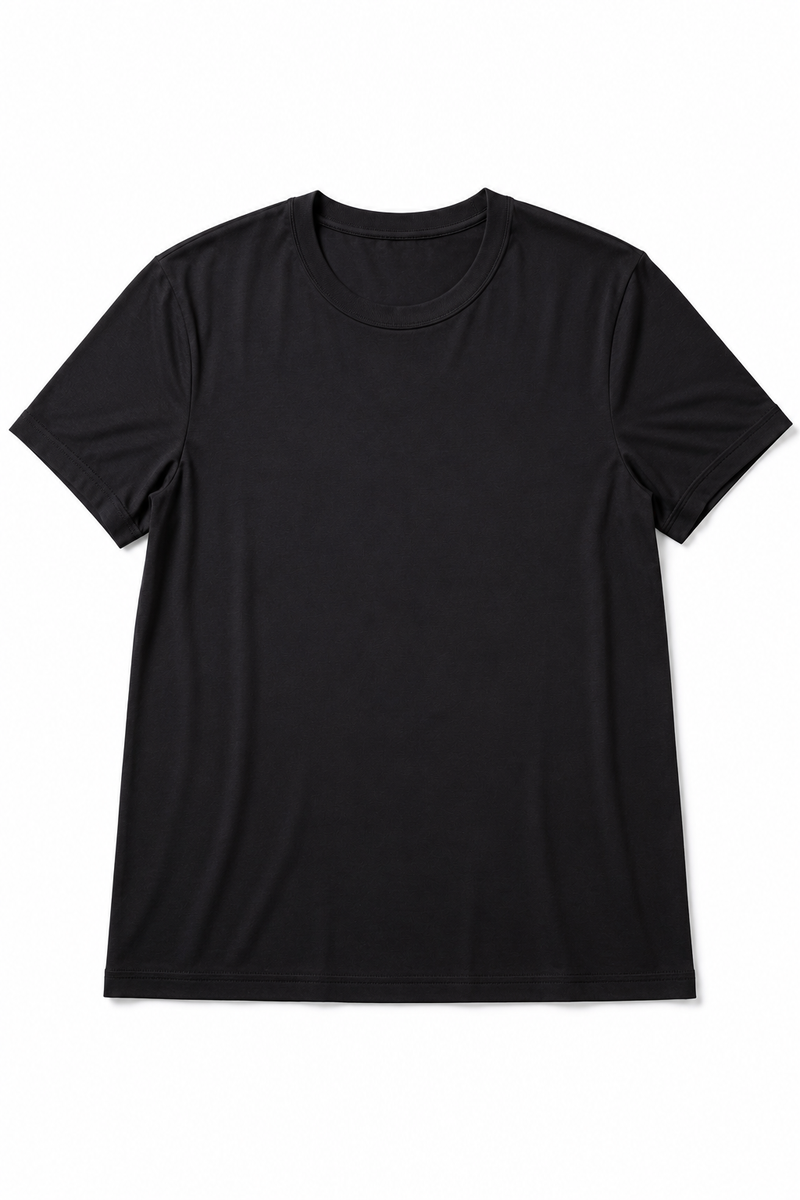 Samy Soft Regular Tee Black