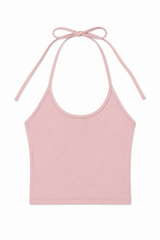 Perfect Halter Neck Top Light Pink