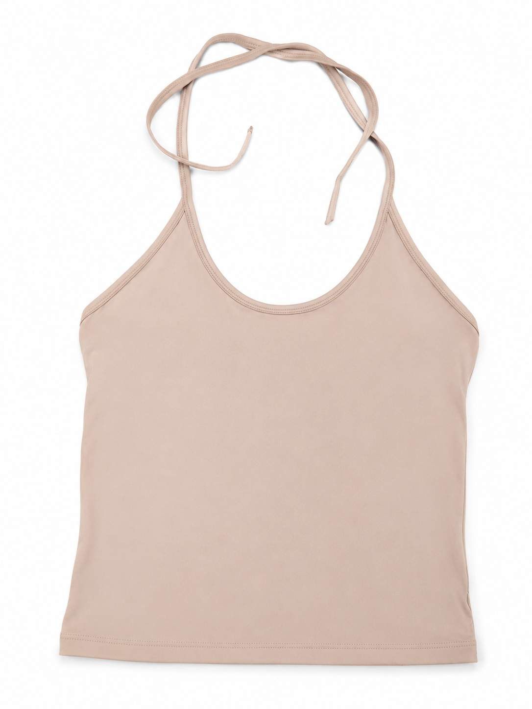 Perfect Halter Neck Top Beige