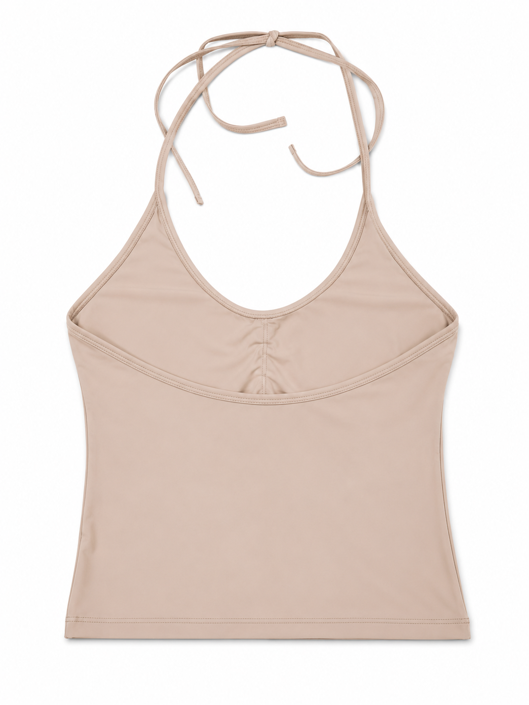 Perfect Halter Neck Top Beige