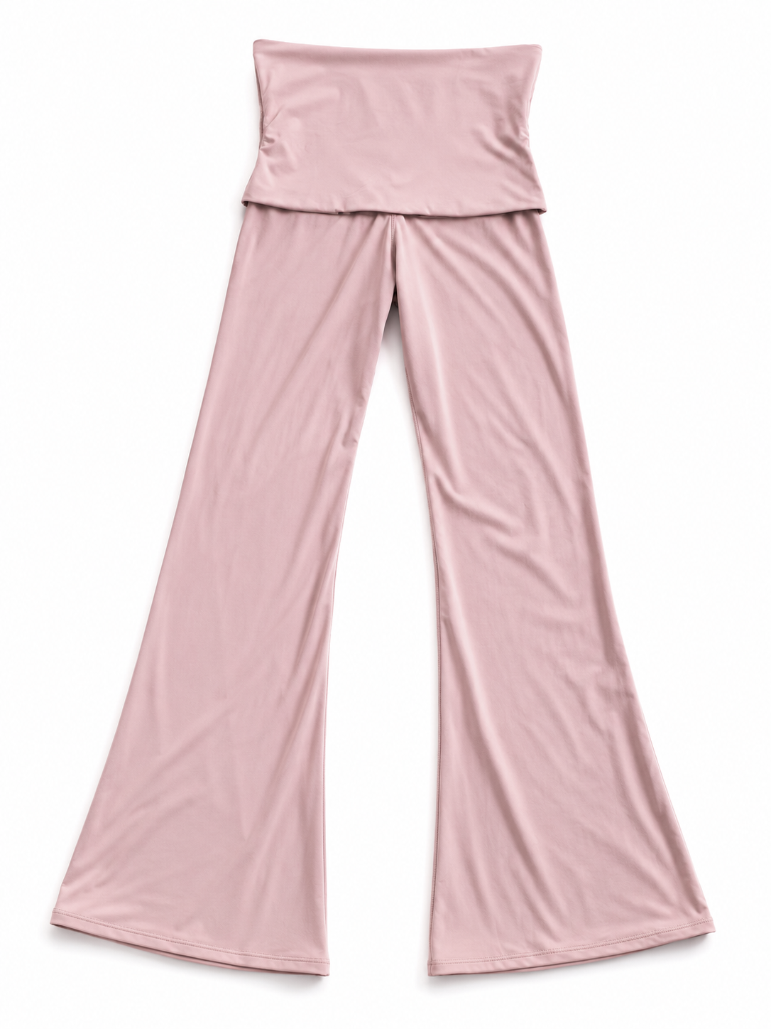 Fold-Over HW Pant Light Pink