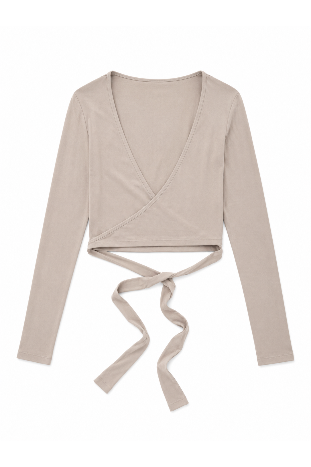Wrap LS Blouse Khaki