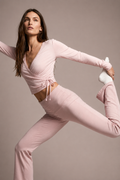 Fold-Over HW Pant Light Pink
