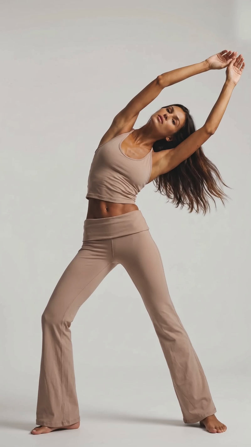 Perfect Halter Neck Top Beige